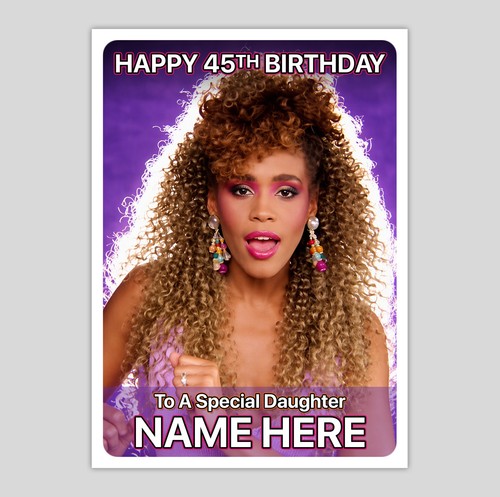 Whitney houston personalised - whitney,