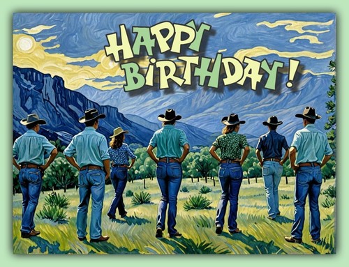 Line dancing happy birthday - dancing,