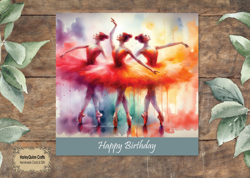 Fem 138 dance - birthday, card