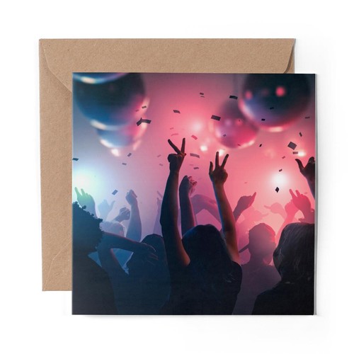 Blank greeting card - x,