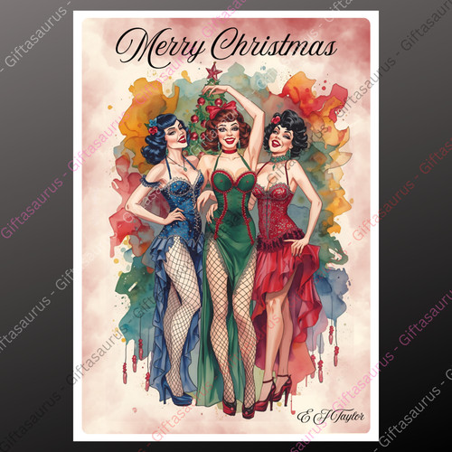 Personalised christmas card - christmas,