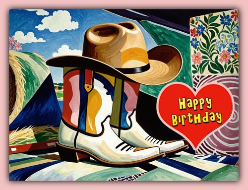 Line dancing happy birthday - line,