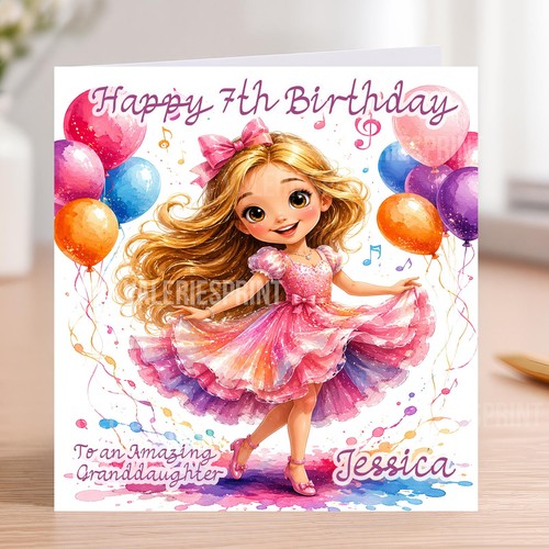Personalised dancing girls - personalised,