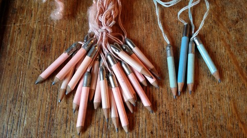 Antique vintage lot of pink - lot,