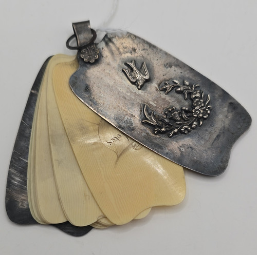 Antique silver victorian dance - silver,