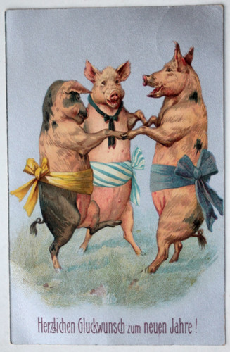 34747 kitsch postcard - 34747,