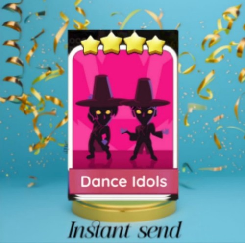 Dance idols monopoly star - go,