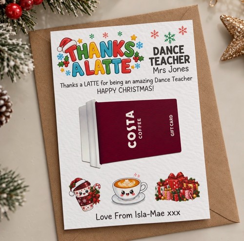 Dance teacher christmas - dance, thanks