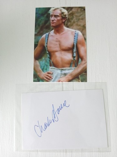 Charles dance signed - dance, card